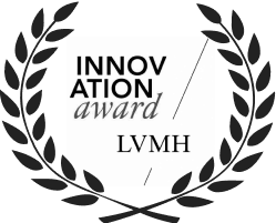 The logo for the innovation award lvmh incorporates cutting-edge technology.