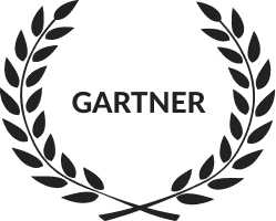 About Us: Gartner logo showcasing a laurel wreath.