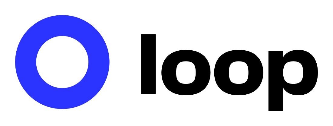 A blue circle on a black background symbolizing partnership.