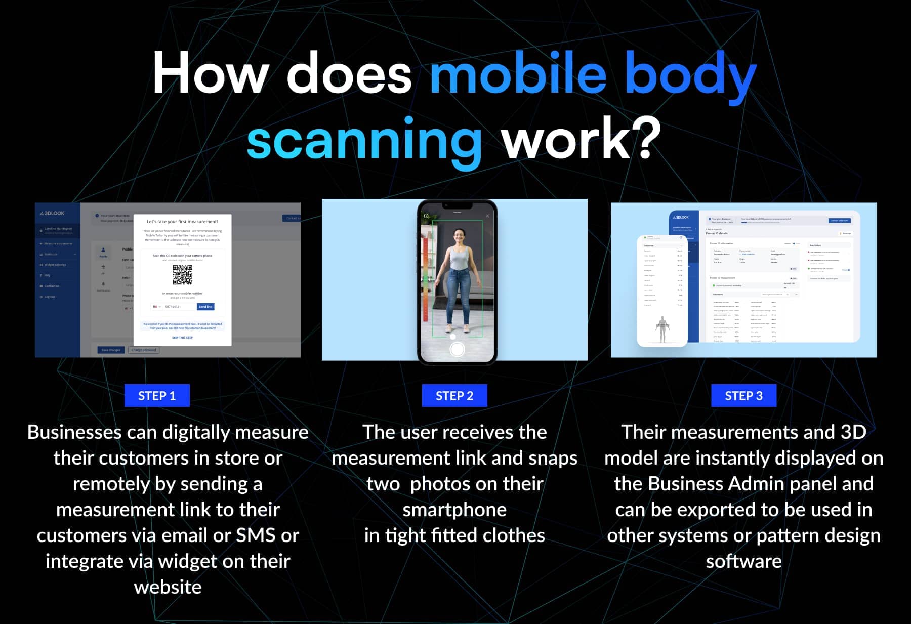 How does mobile body scanning work?