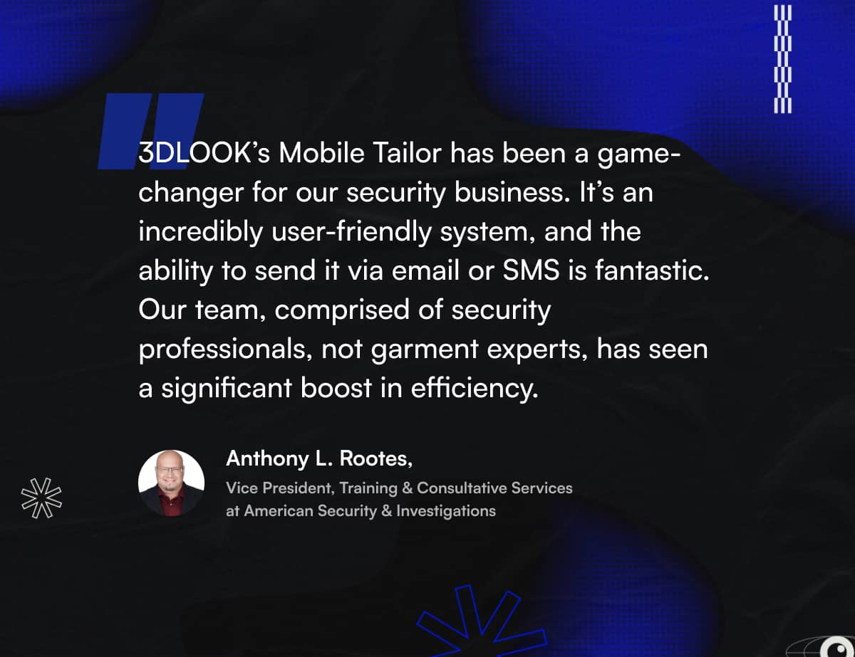A black and white background with the text, slok tiler has been a game changer for our mobile business. With uniform sizing, this tile software has enhanced efficiency in our operations.