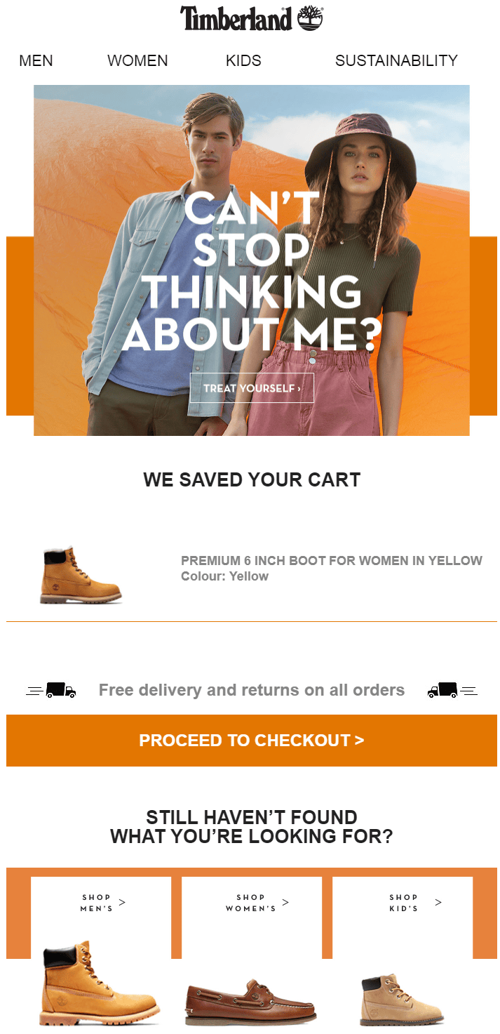Timberland's e-commerce landing page offers the ultimate guide for customers to explore the clothing brand's market.