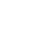 The new logo for Vega on a green background.