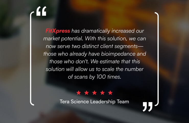 Tera Science Leadership Team highlights how FitXpress, working in synergy with 3DLOOK, is boosting market potential by catering to dual client segments and effectively scaling scans.